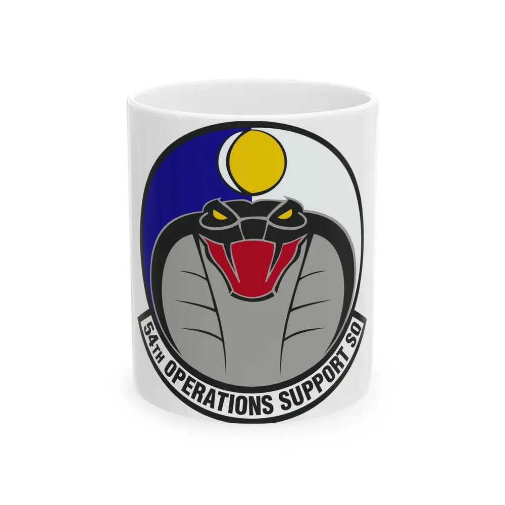 54th Operations Support Squadron (U.S. Air Force) White Coffee Mug 11oz - Go Mug Yourself