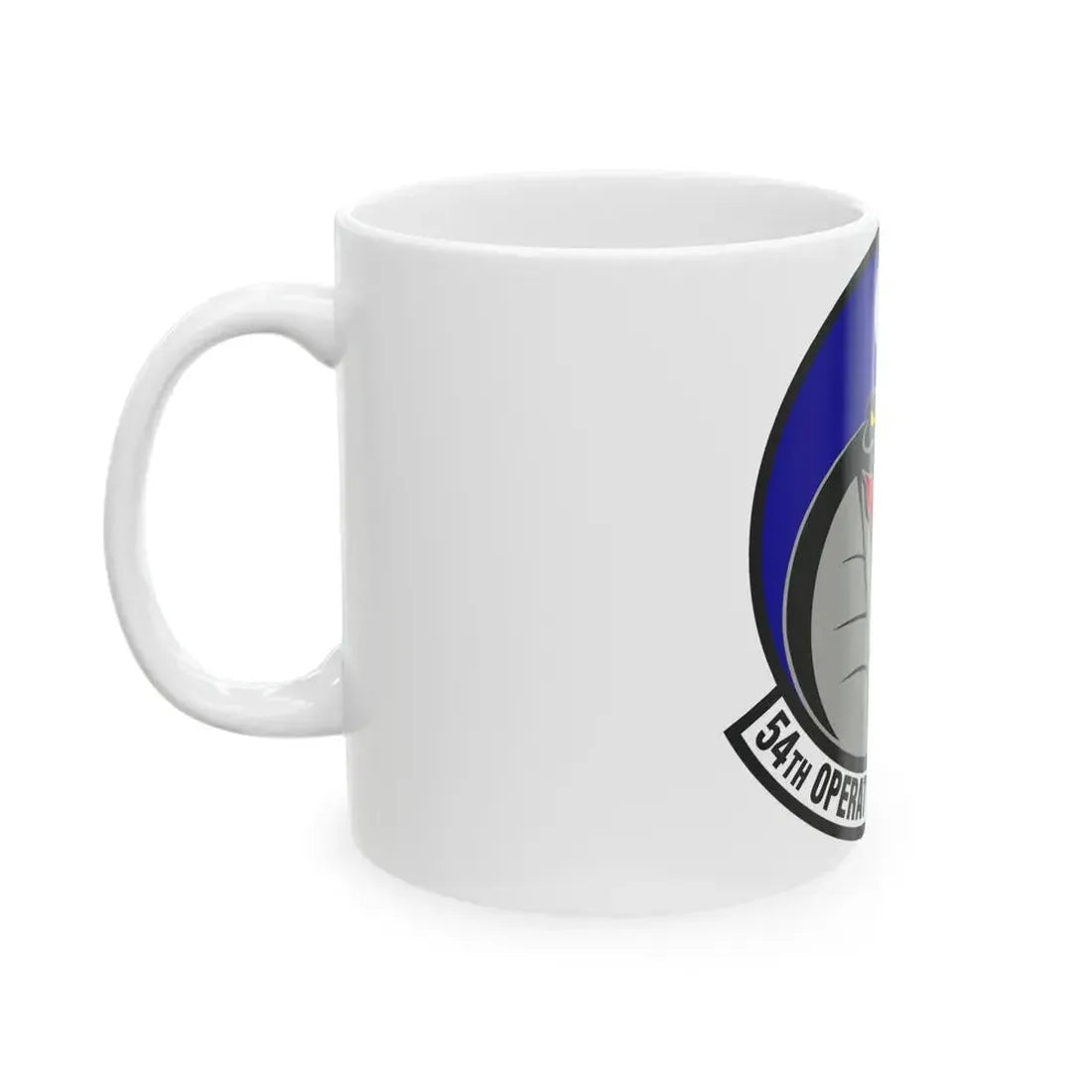 54th Operations Support Squadron (U.S. Air Force) White Coffee Mug - Go Mug Yourself