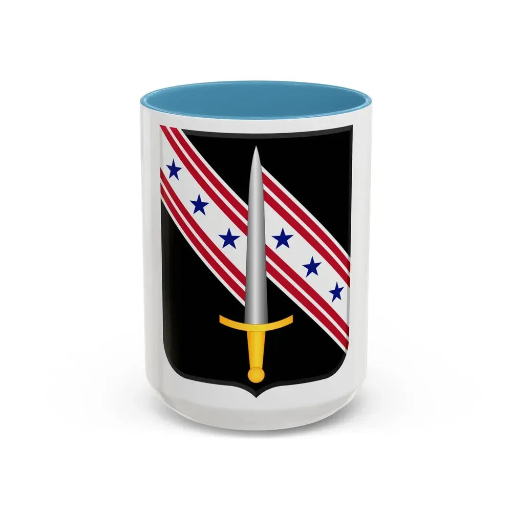 54th Security Force Assistance Brigade 2 (U.S. Army) Accent Coffee Mug 15oz Light Blue - Go Mug Yourself