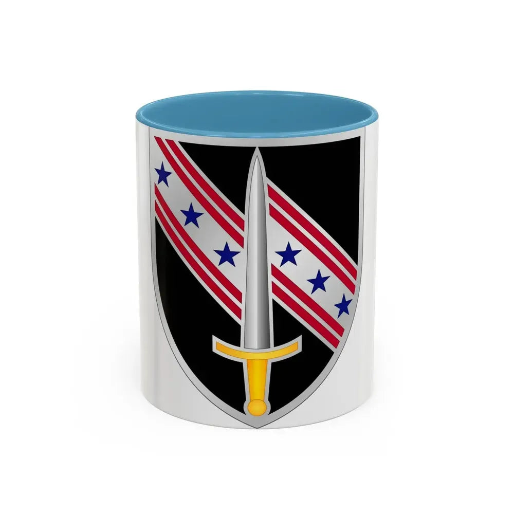 54th Security Force Assistance Brigade (U.S. Army) Accent Coffee Mug 11oz Light Blue - Go Mug Yourself