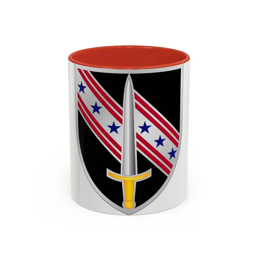 54th Security Force Assistance Brigade (U.S. Army) Accent Coffee Mug 11oz Red - Go Mug Yourself