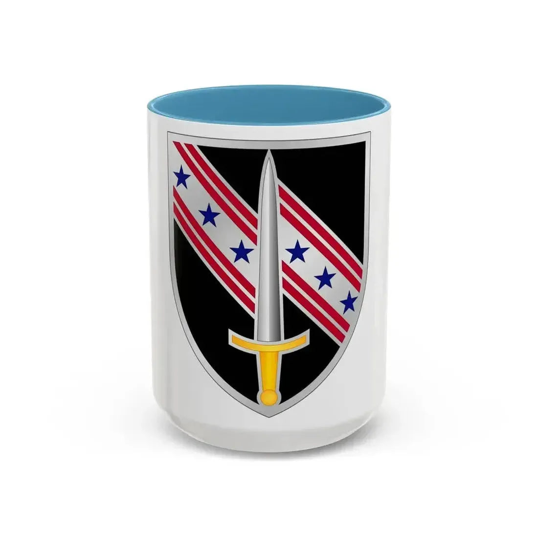 54th Security Force Assistance Brigade (U.S. Army) Accent Coffee Mug 15oz Light Blue - Go Mug Yourself