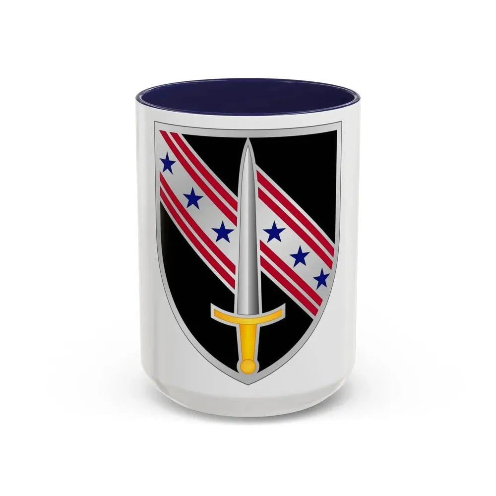 54th Security Force Assistance Brigade (U.S. Army) Accent Coffee Mug 15oz Navy - Go Mug Yourself