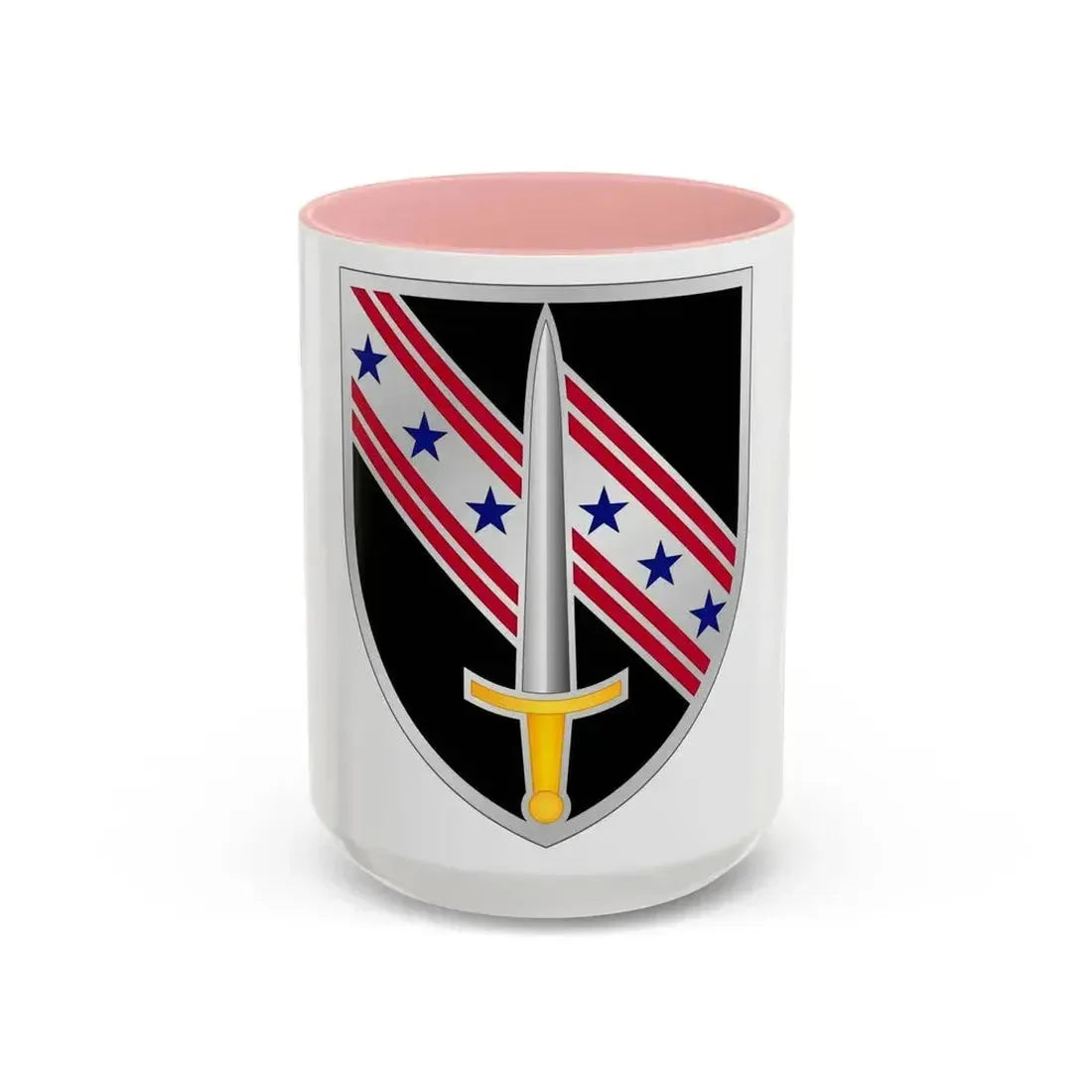 54th Security Force Assistance Brigade (U.S. Army) Accent Coffee Mug 15oz Pink - Go Mug Yourself