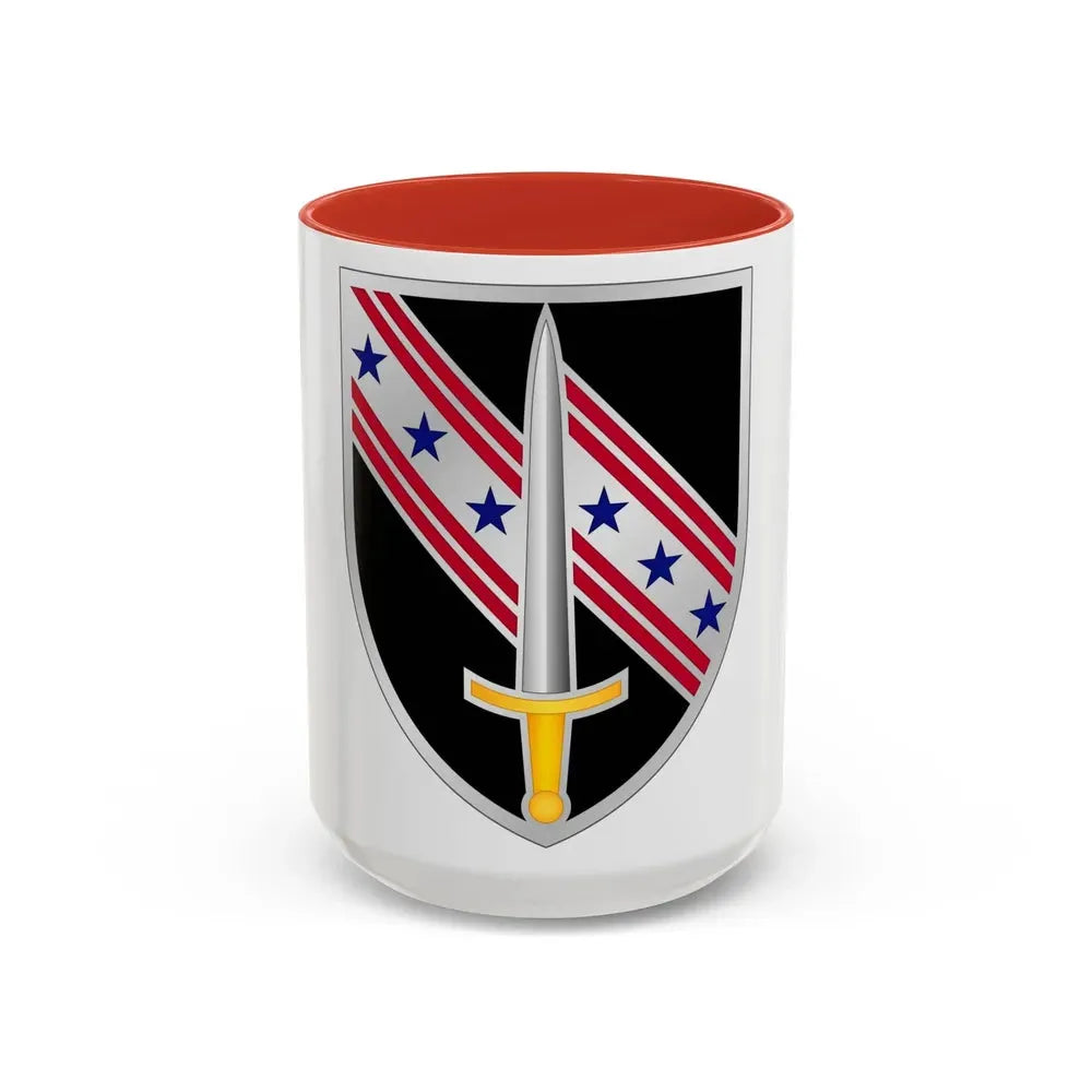 54th Security Force Assistance Brigade (U.S. Army) Accent Coffee Mug 15oz Red - Go Mug Yourself
