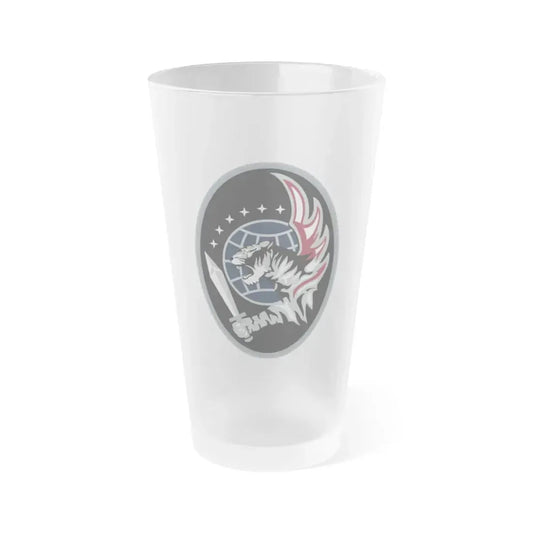 55 Combat Training Squadron (U.S. Space Force) Frosted Pint Glass 16oz Default Title - Go Mug Yourself