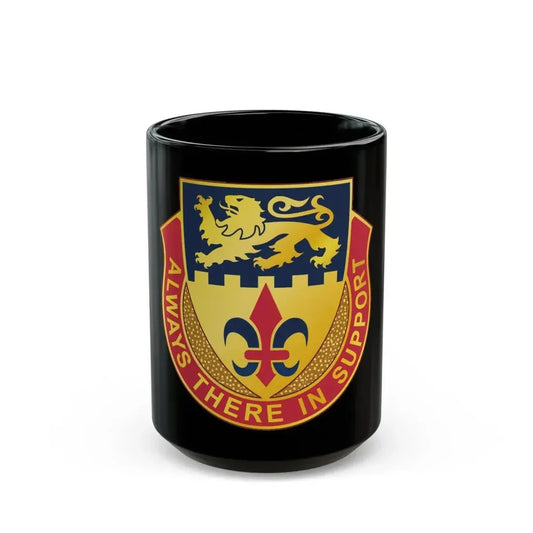 55 Personnel Services Battalion (U.S. Army) Black Coffee Mug 15oz - Go Mug Yourself