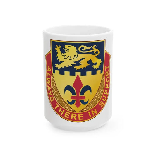 55 Personnel Services Battalion (U.S. Army) White Coffee Mug 15oz - Go Mug Yourself