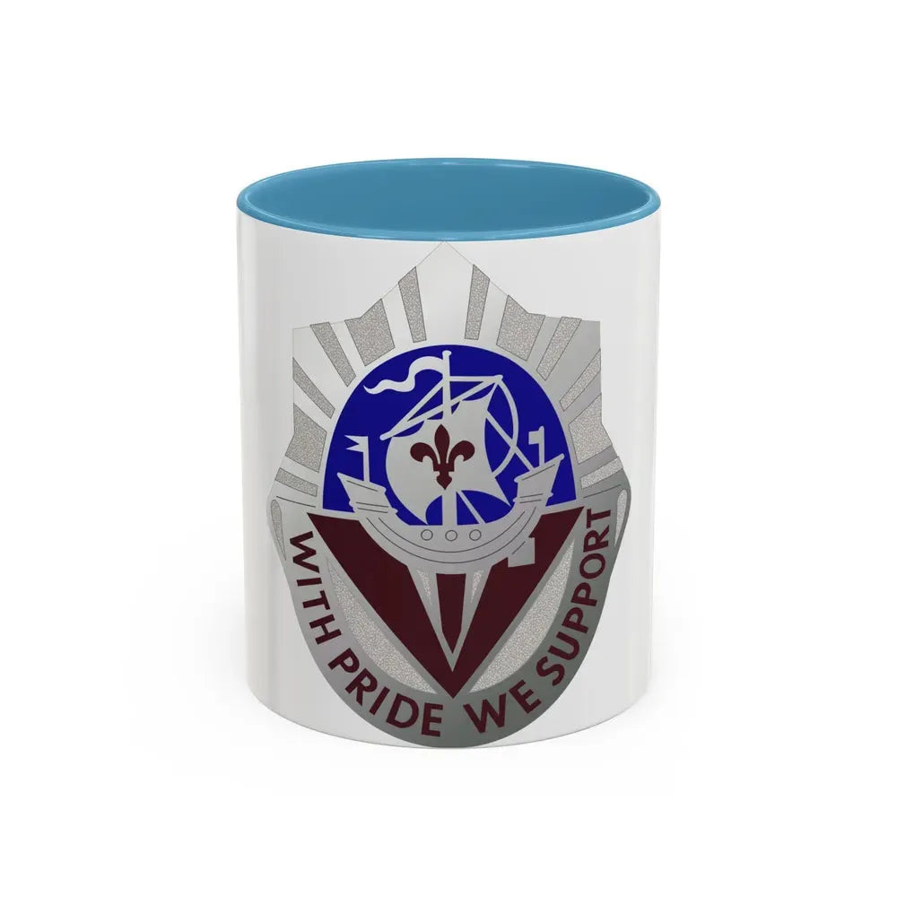 55 Surgical Hospital (U.S. Army) Accent Coffee Mug 11oz Light Blue - Go Mug Yourself