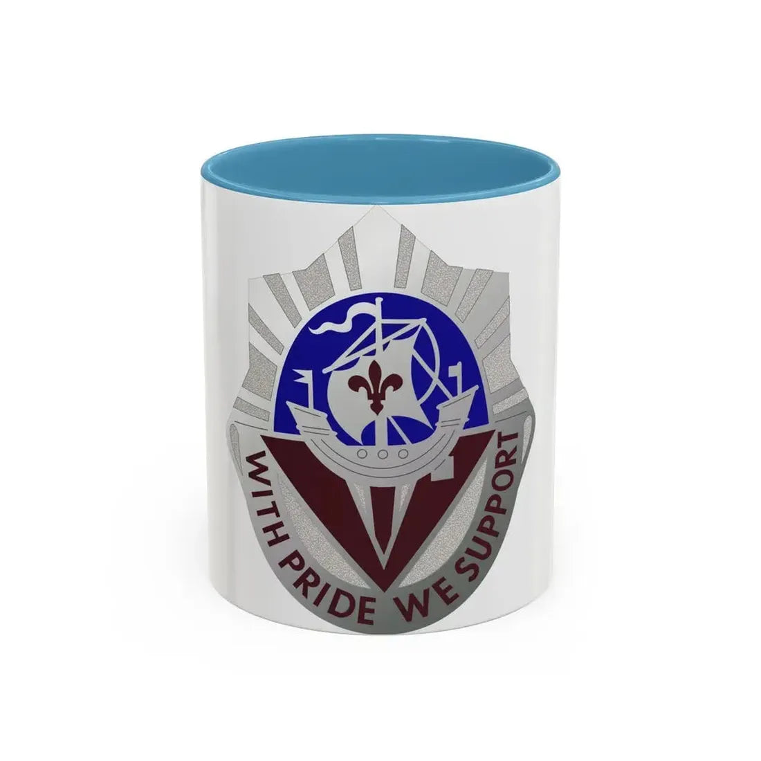 55 Surgical Hospital (U.S. Army) Accent Coffee Mug 11oz Light Blue - Go Mug Yourself