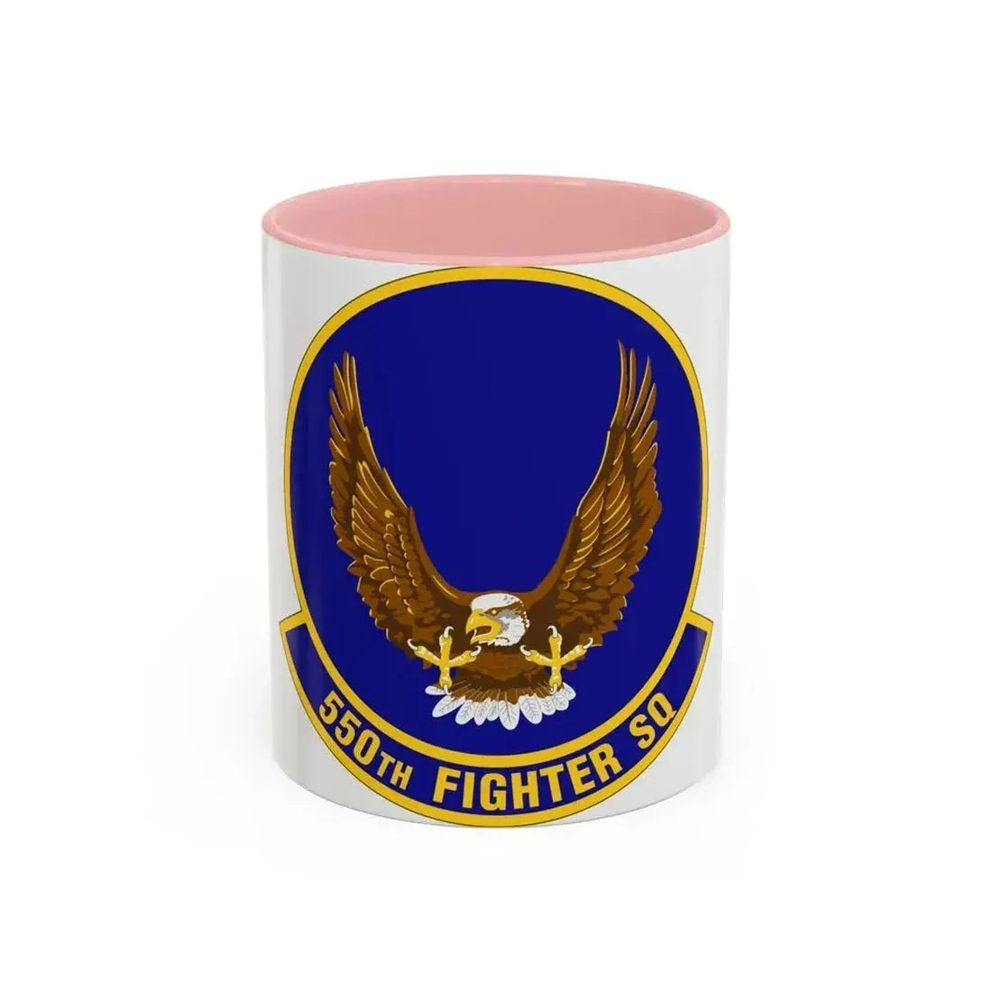 550 Fighter Squadron AETC (U.S. Air Force) Accent Coffee Mug 11oz Pink - Go Mug Yourself