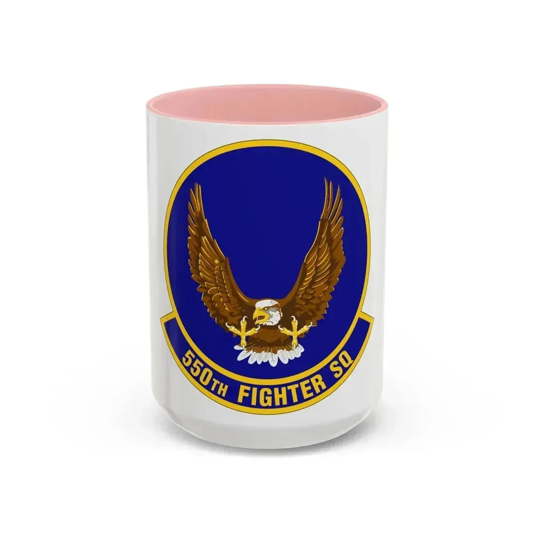 550 Fighter Squadron AETC (U.S. Air Force) Accent Coffee Mug 15oz Pink - Go Mug Yourself