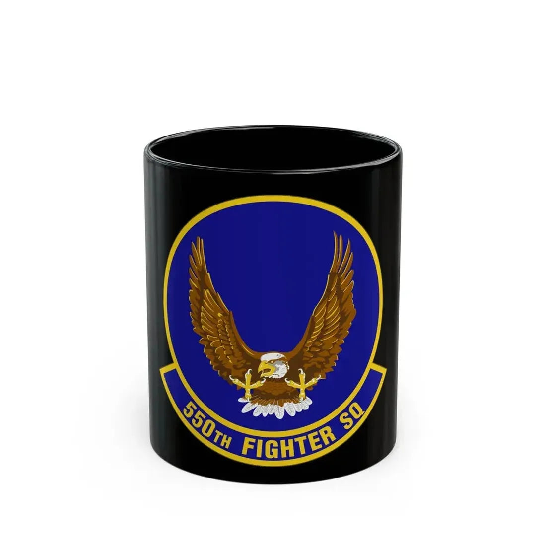550 Fighter Squadron AETC (U.S. Air Force) Black Coffee Mug 11oz - Go Mug Yourself