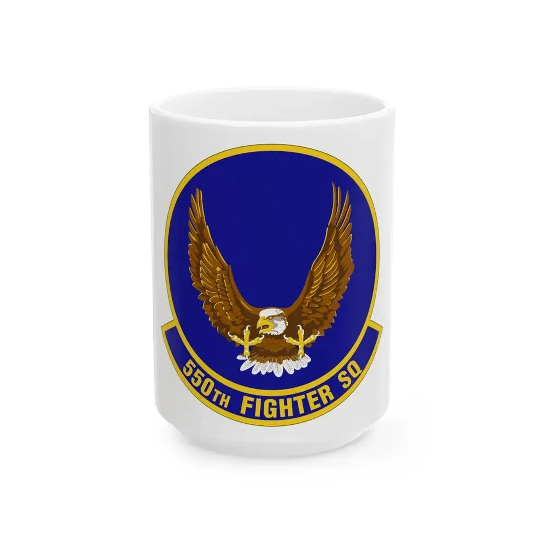 550 Fighter Squadron AETC (U.S. Air Force) White Coffee Mug 15oz - Go Mug Yourself