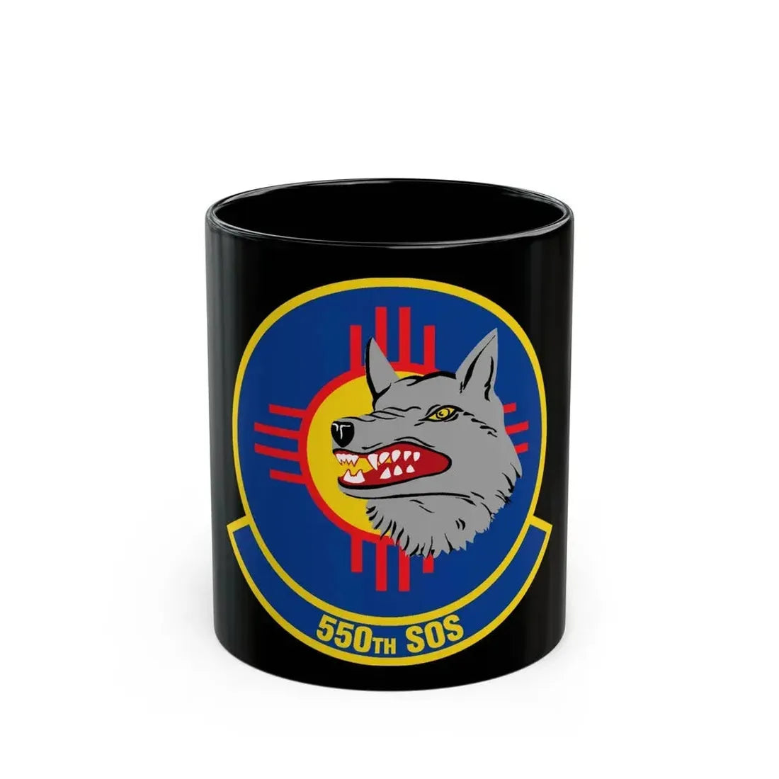 550 Special Operations Squadron AETC (U.S. Air Force) Black Coffee Mug 11oz - Go Mug Yourself