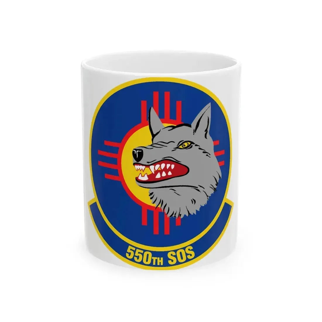 550 Special Operations Squadron AETC (U.S. Air Force) White Coffee Mug 11oz - Go Mug Yourself