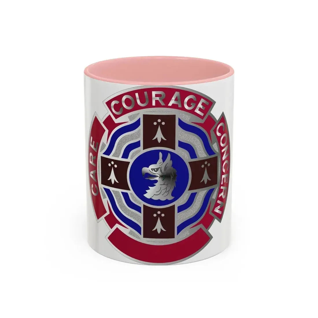 5501 US Hospital (U.S. Army) Accent Coffee Mug 11oz Pink - Go Mug Yourself