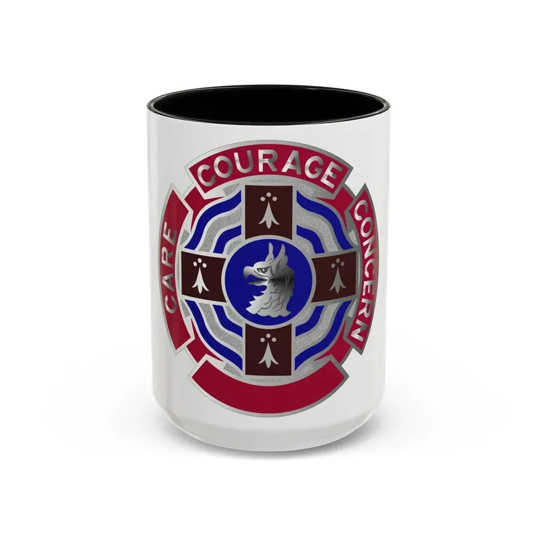 5501 US Hospital (U.S. Army) Accent Coffee Mug 15oz Black - Go Mug Yourself