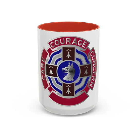 5501 US Hospital (U.S. Army) Accent Coffee Mug 15oz Red - Go Mug Yourself