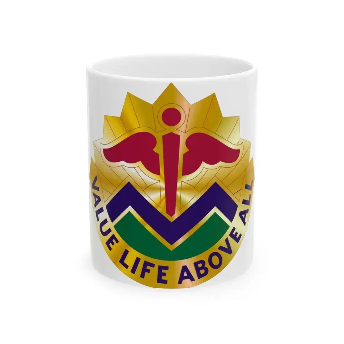 5502 US Hospital (U.S. Army) White Coffee Mug 11oz - Go Mug Yourself