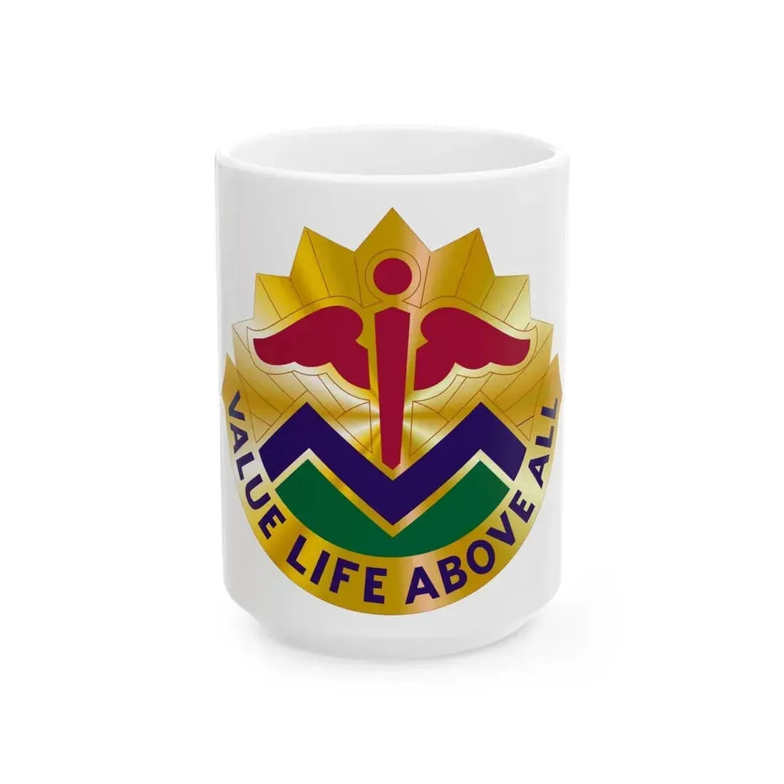 5502 US Hospital (U.S. Army) White Coffee Mug 15oz - Go Mug Yourself