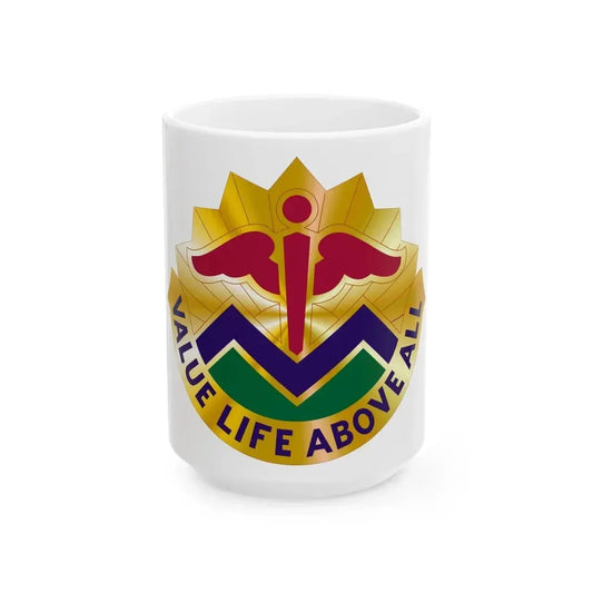 5502 US Hospital (U.S. Army) White Coffee Mug 15oz - Go Mug Yourself