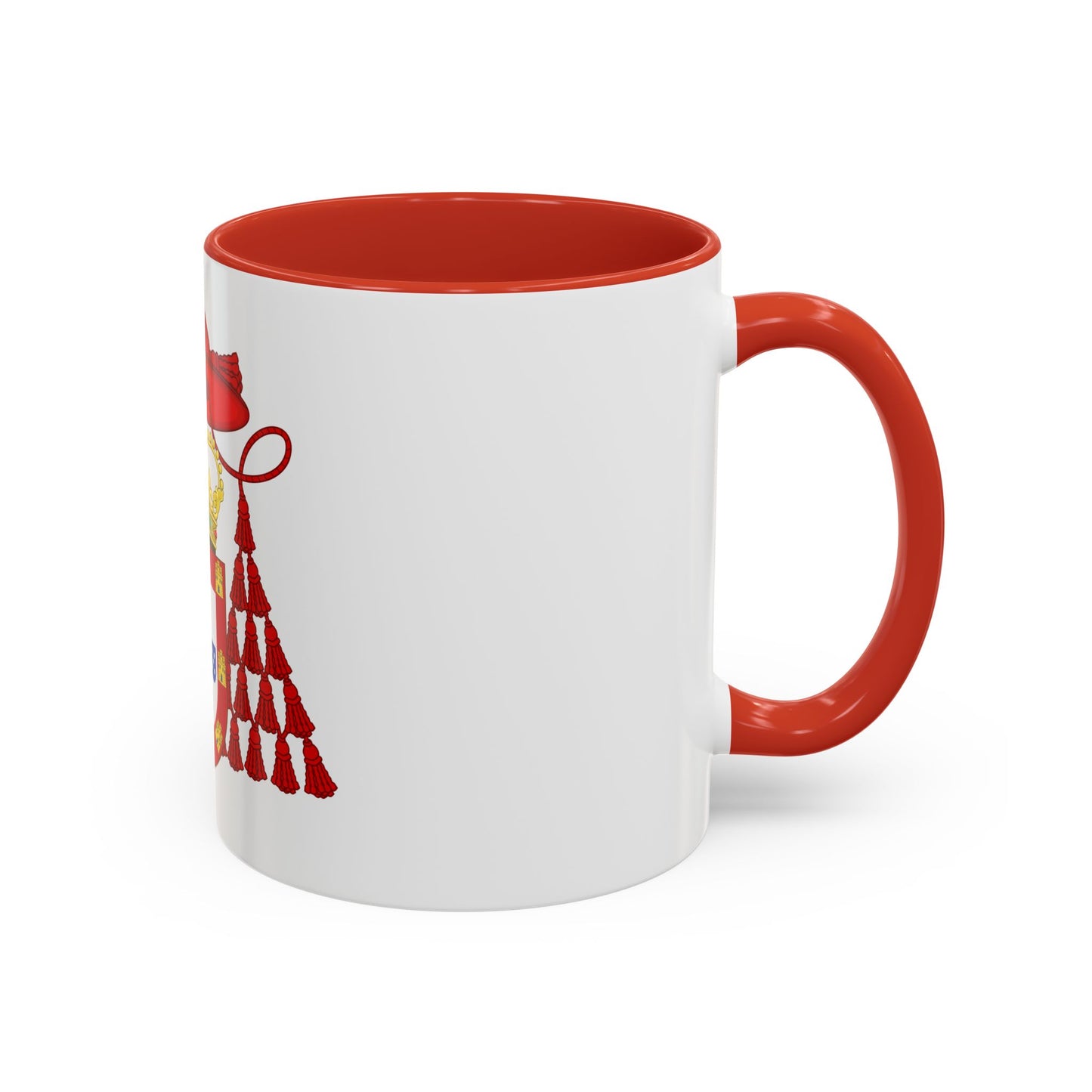 Ornamented Royal Coat of Arms of Cardinal Henry I of Portugal - Accent Coffee Mug