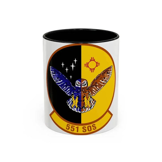 551 Special Operations Squadron (U.S. Air Force) Accent Coffee Mug 11oz Black - Go Mug Yourself