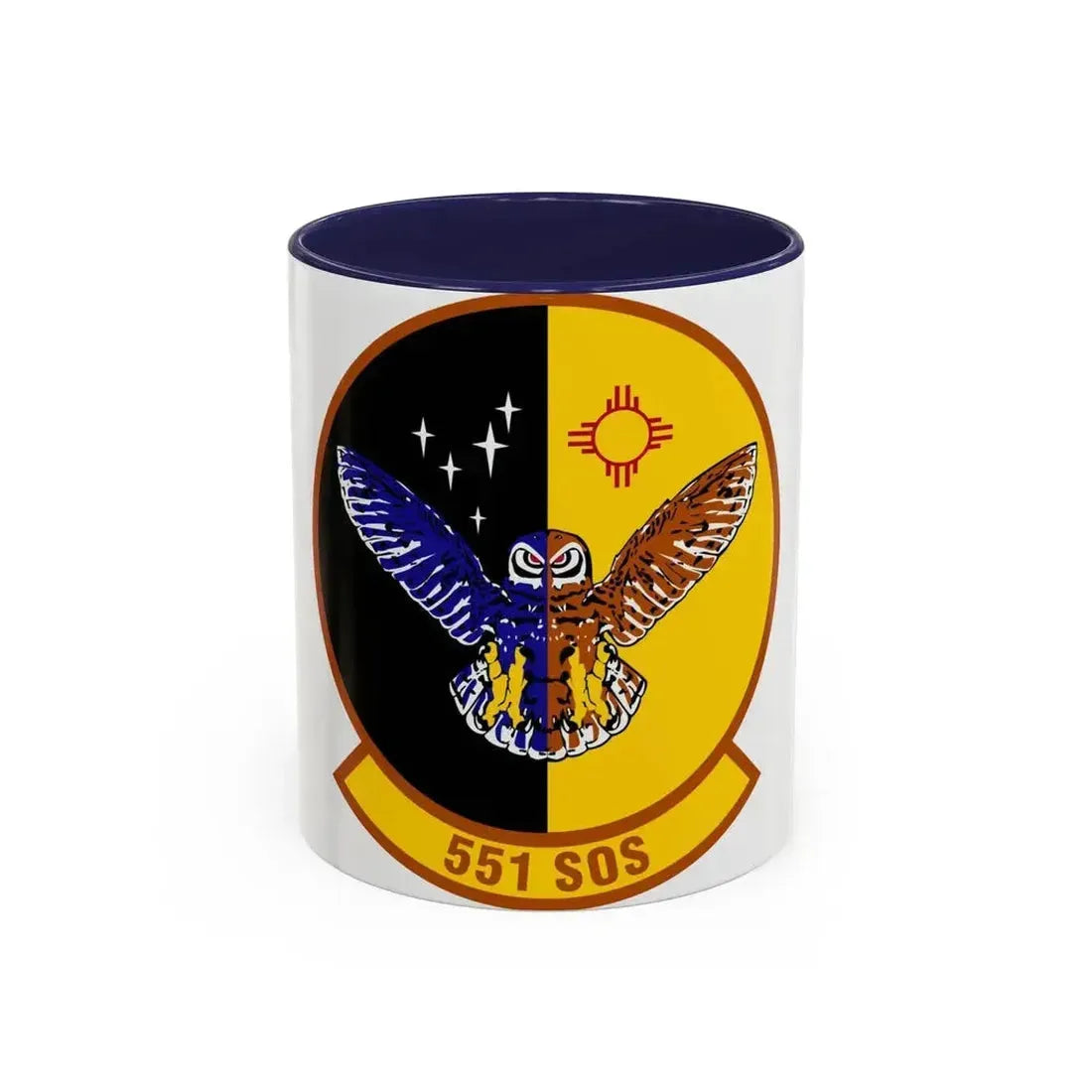 551 Special Operations Squadron (U.S. Air Force) Accent Coffee Mug 11oz Navy - Go Mug Yourself