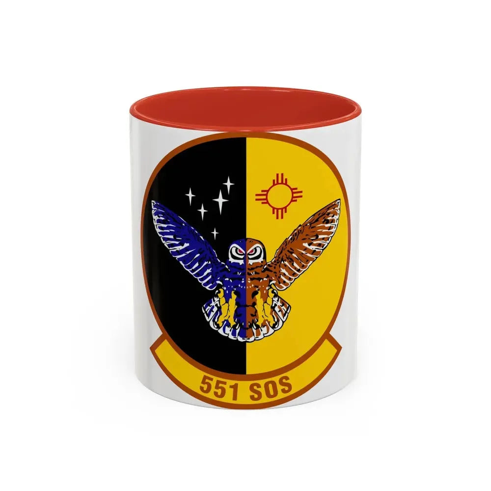 551 Special Operations Squadron (U.S. Air Force) Accent Coffee Mug 11oz Red - Go Mug Yourself
