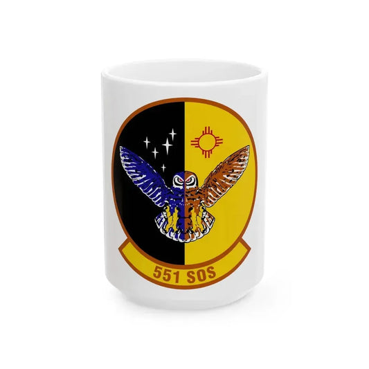 551 Special Operations Squadron (U.S. Air Force) White Coffee Mug 15oz - Go Mug Yourself