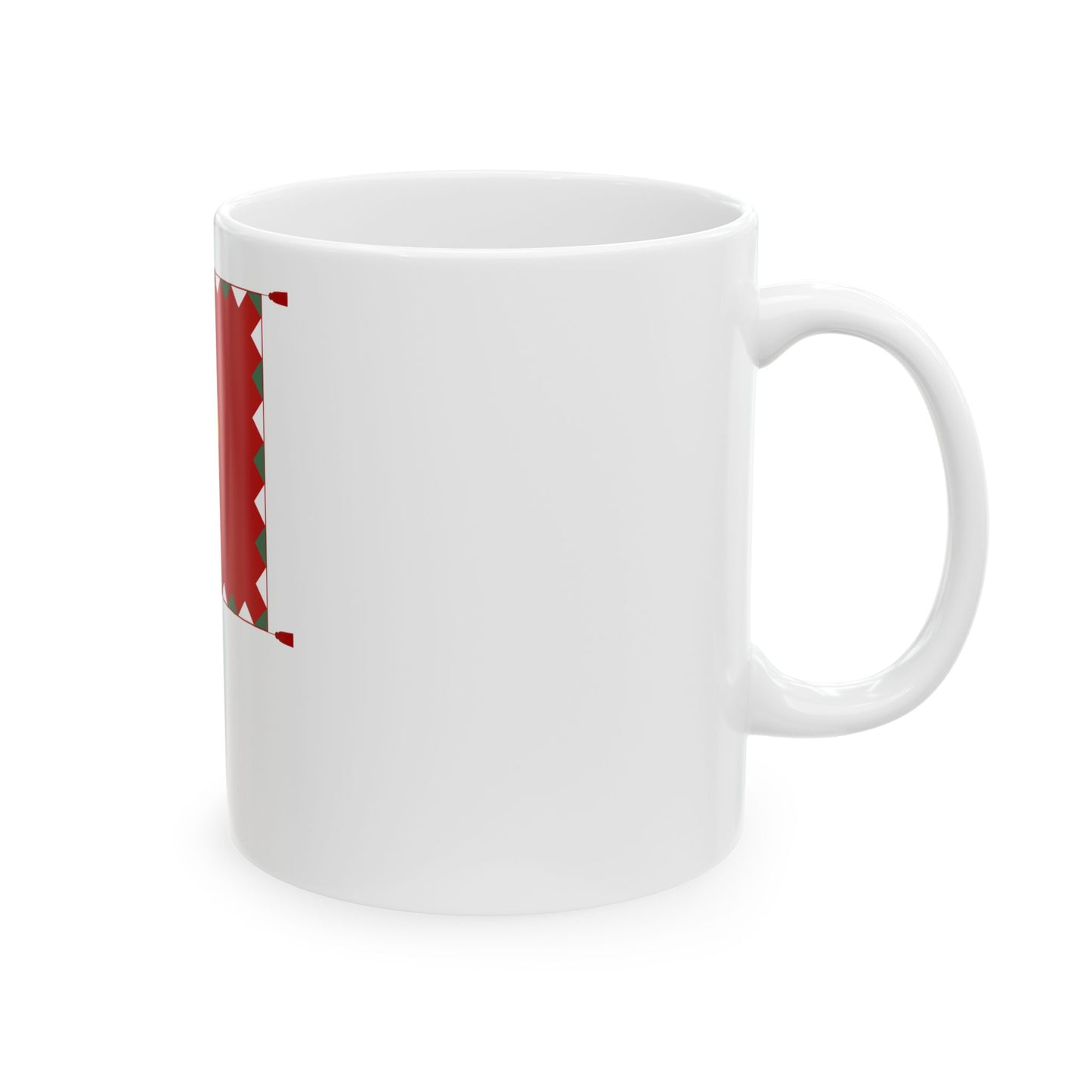 Infantry Colour of the Hungarian Peoples Army 1976-1990 with staff (Hungary) White Coffee Mug
