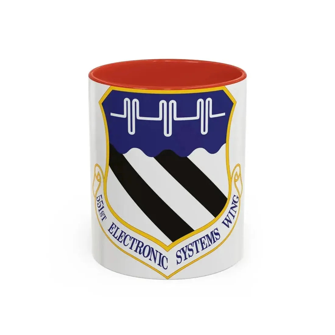 551st Electronic Systems Wing (U.S. Air Force) Accent Coffee Mug 11oz Red - Go Mug Yourself