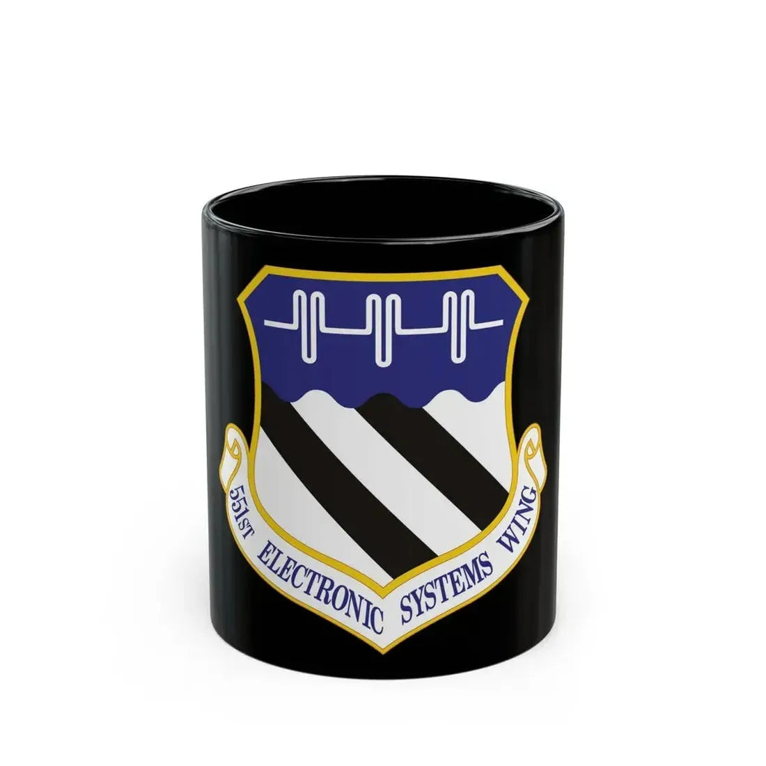 551st Electronic Systems Wing (U.S. Air Force) Black Coffee Mug 11oz - Go Mug Yourself