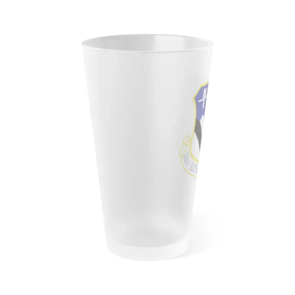 551st Electronic Systems Wing (U.S. Air Force) Frosted Pint Glass 16oz - Go Mug Yourself