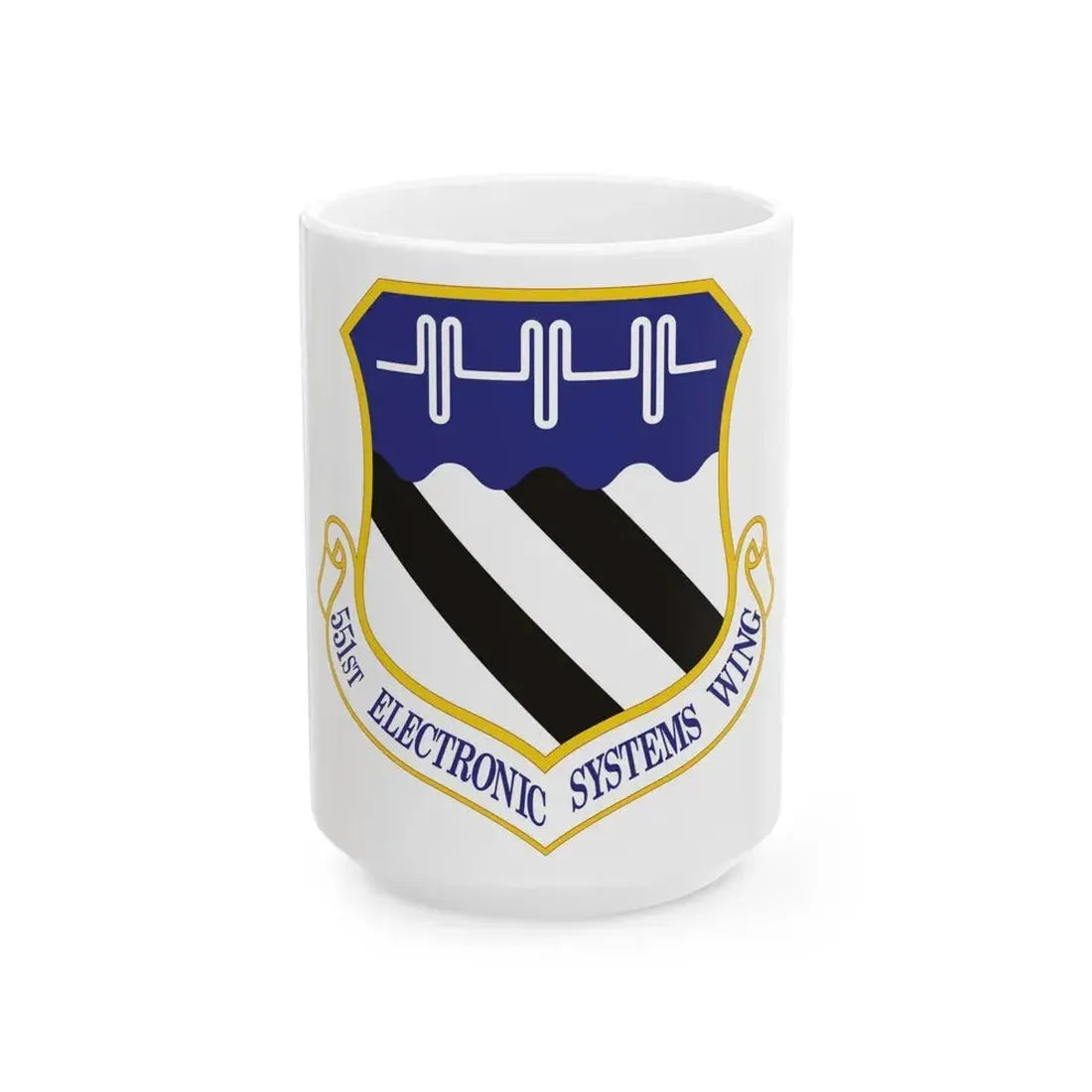 551st Electronic Systems Wing (U.S. Air Force) White Coffee Mug 15oz - Go Mug Yourself