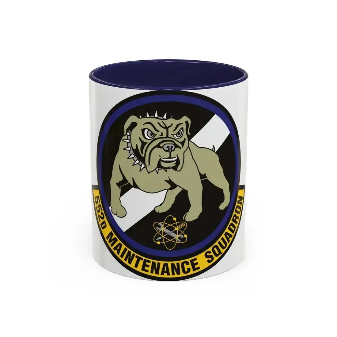 552 Maintenance Squadron ACC (U.S. Air Force) Accent Coffee Mug 11oz Navy - Go Mug Yourself