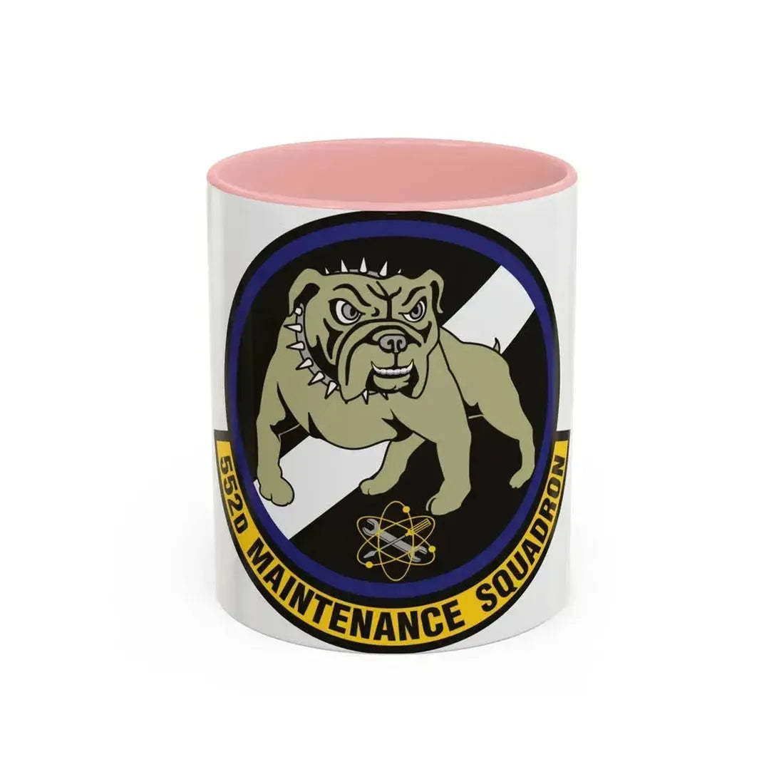552 Maintenance Squadron ACC (U.S. Air Force) Accent Coffee Mug 11oz Pink - Go Mug Yourself