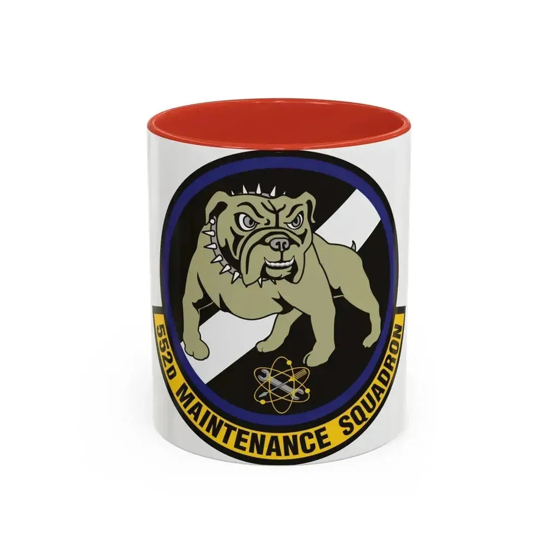 552 Maintenance Squadron ACC (U.S. Air Force) Accent Coffee Mug 11oz Red - Go Mug Yourself