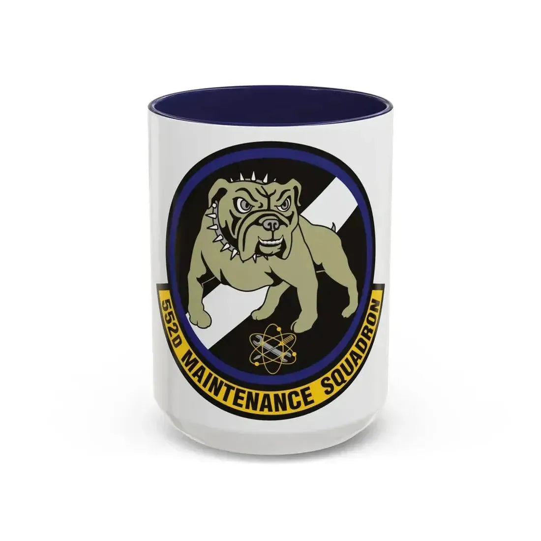 552 Maintenance Squadron ACC (U.S. Air Force) Accent Coffee Mug 15oz Navy - Go Mug Yourself