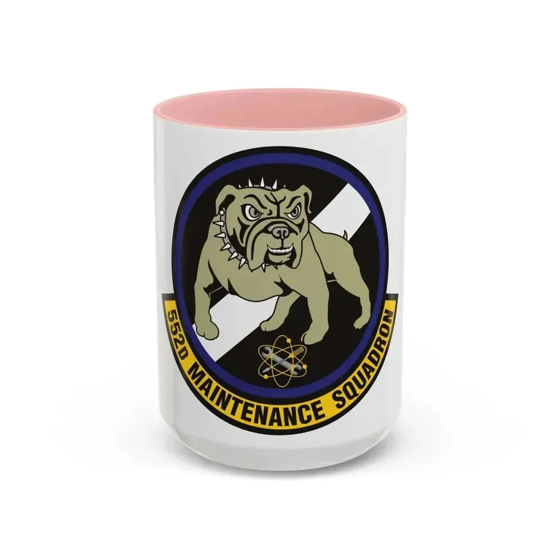 552 Maintenance Squadron ACC (U.S. Air Force) Accent Coffee Mug 15oz Pink - Go Mug Yourself
