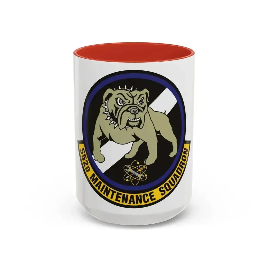 552 Maintenance Squadron ACC (U.S. Air Force) Accent Coffee Mug 15oz Red - Go Mug Yourself