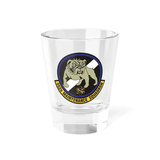 552 Maintenance Squadron ACC (U.S. Air Force) Shot Glass 1.5oz 1.5oz - Go Mug Yourself