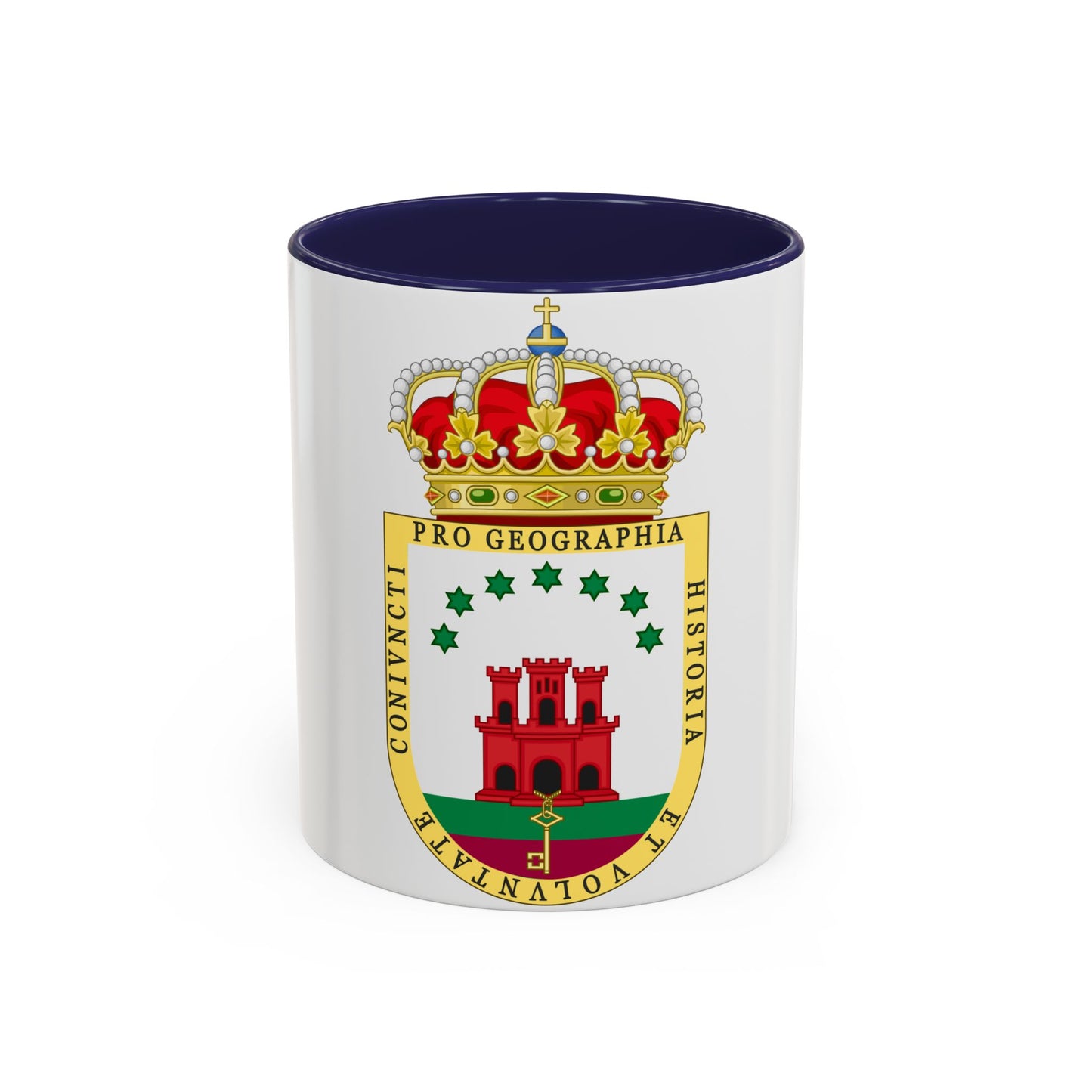 Coat of Arms of the Gibraltar Countryside Commonwealth - Accent Coffee Mug