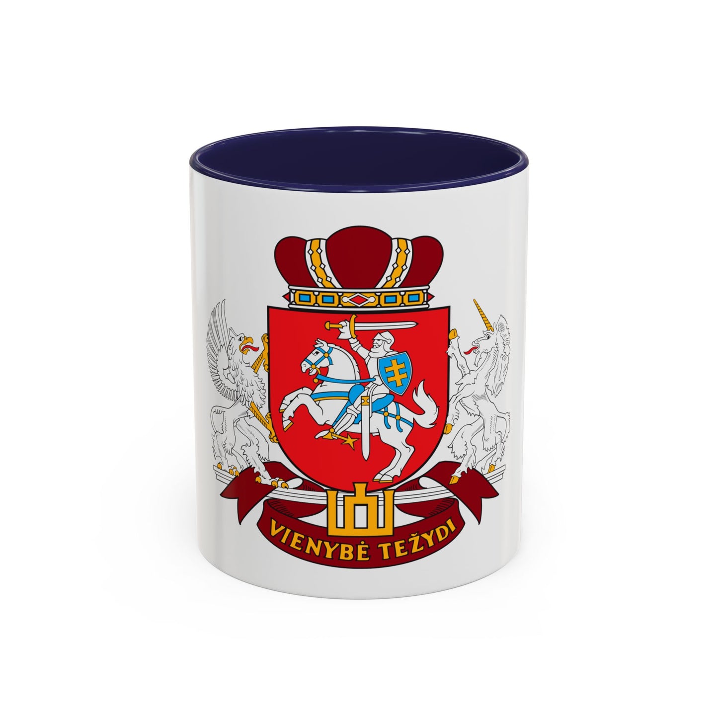 Coat of arms of the Seimas of Lithuania - Accent Coffee Mug