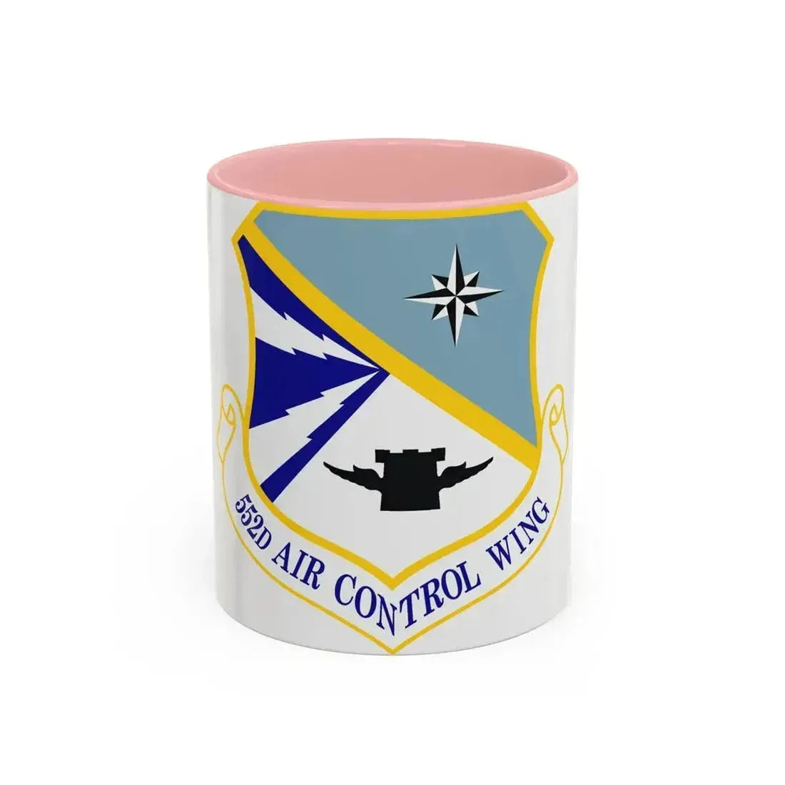 552d Air Control Wing (U.S. Air Force) Accent Coffee Mug 11oz Pink - Go Mug Yourself