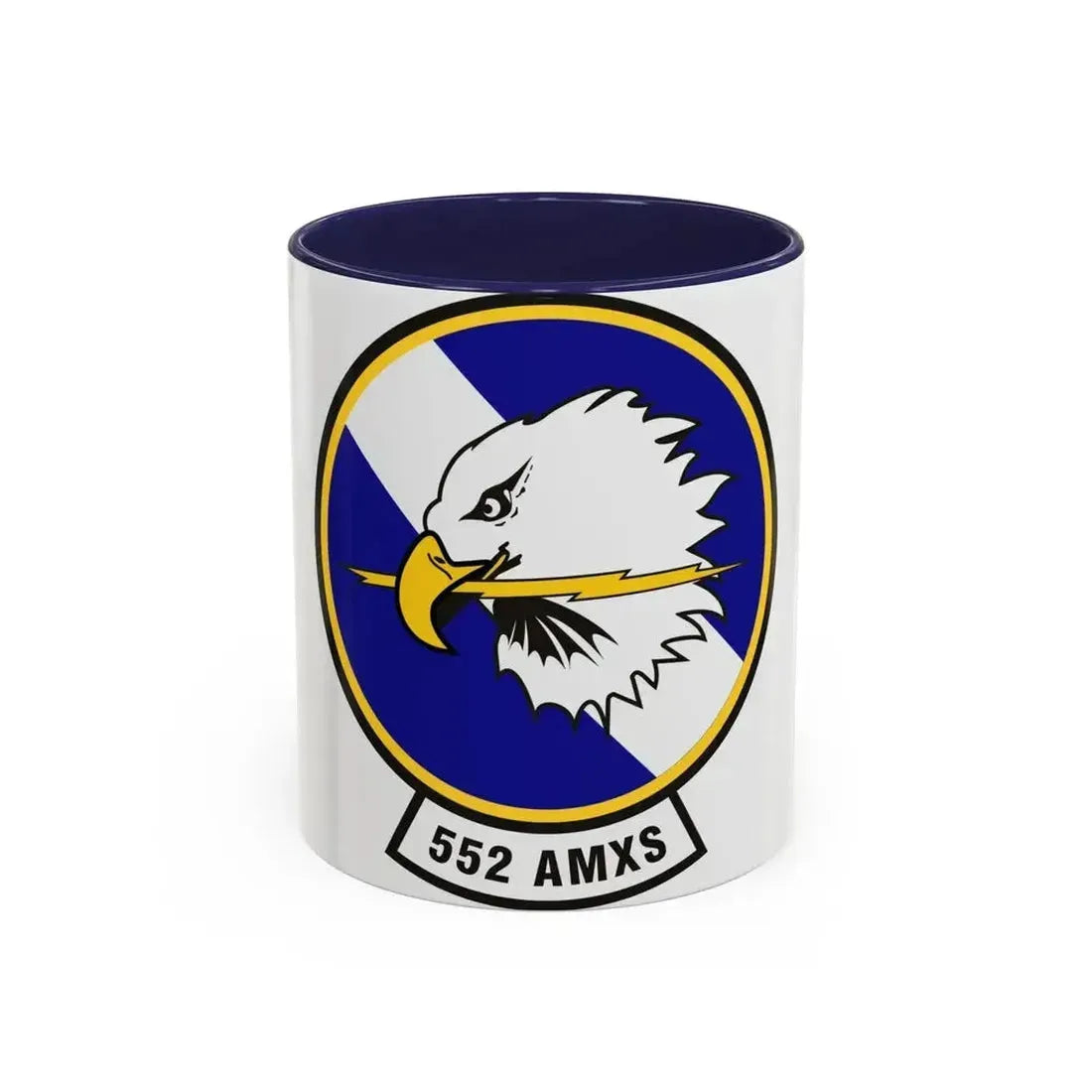 552d Aircraft Maintenance Squadron (U.S. Air Force) Accent Coffee Mug 11oz Navy - Go Mug Yourself