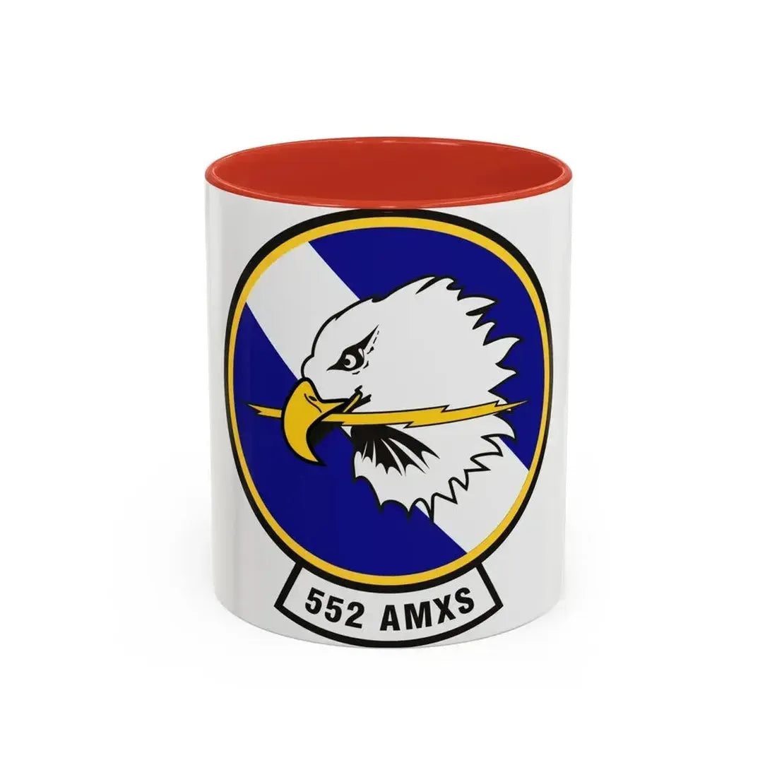 552d Aircraft Maintenance Squadron (U.S. Air Force) Accent Coffee Mug 11oz Red - Go Mug Yourself