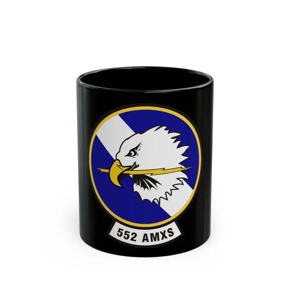 552d Aircraft Maintenance Squadron (U.S. Air Force) Black Coffee Mug 11oz - Go Mug Yourself
