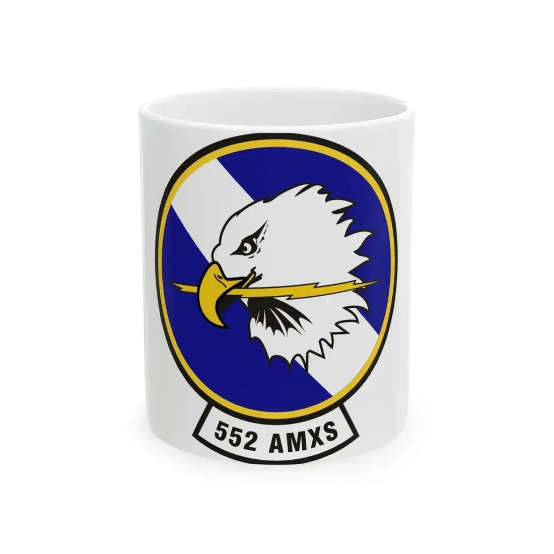 552d Aircraft Maintenance Squadron (U.S. Air Force) White Coffee Mug 11oz - Go Mug Yourself